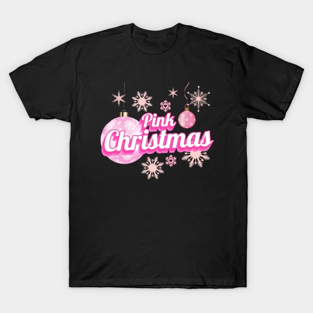 Pink Christmas T-Shirt by stressless